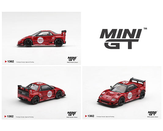 MINI GT Mazda AZ-1 Liberty Walk LB40 LB-Hinomaru - Red