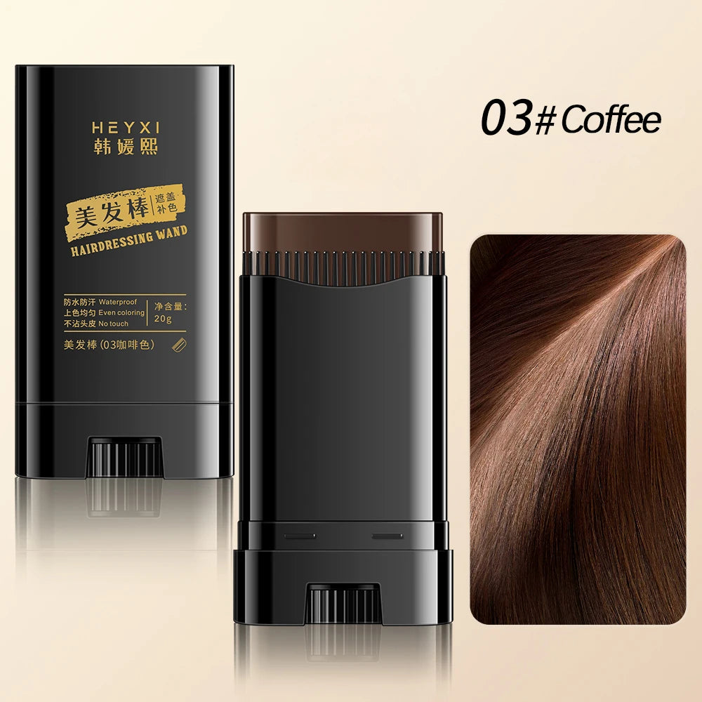 Hair Color Stick For Men & Women Quickly Covers Gray White Hair