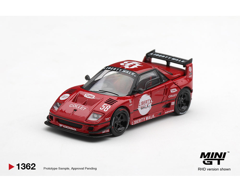 MINI GT Mazda AZ-1 Liberty Walk LB40 LB-Hinomaru - Red