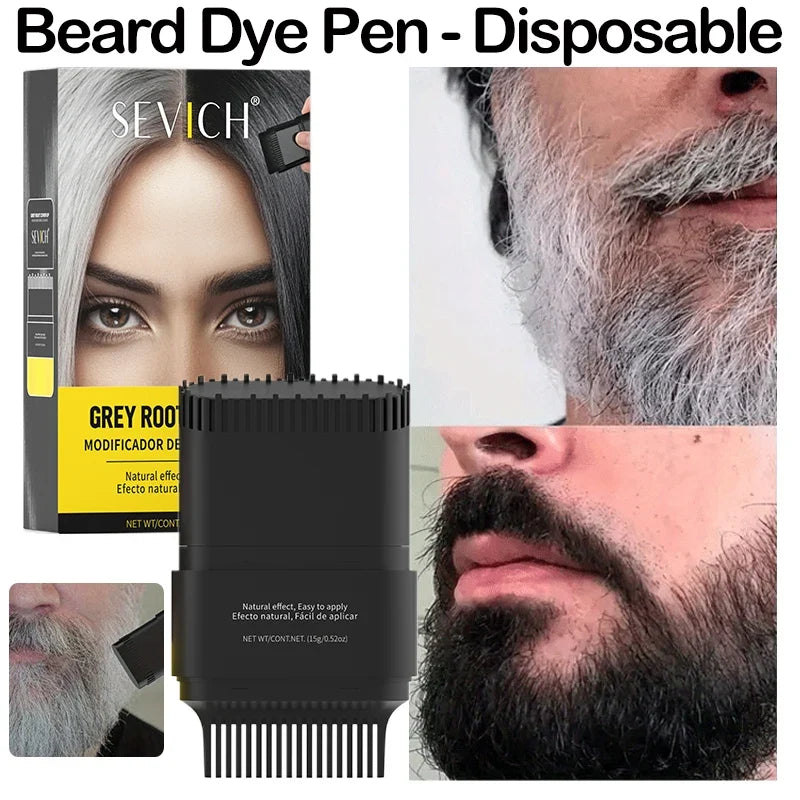 Hair Color Stick For Men & Women Quickly Covers Gray White Hair