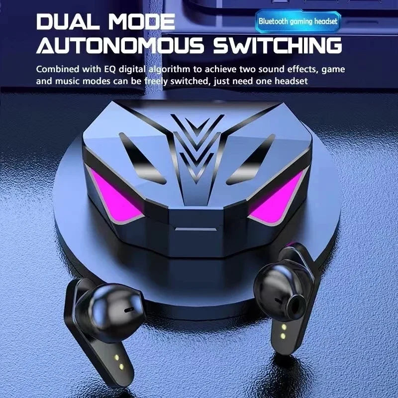 Wireless Bluetooth 5.3 Gaming Earbuds – LED Display & Noise Cancelling Mic